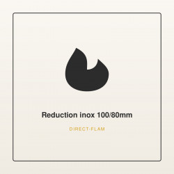 Reduction inox 100/80mm | Direct-Flam